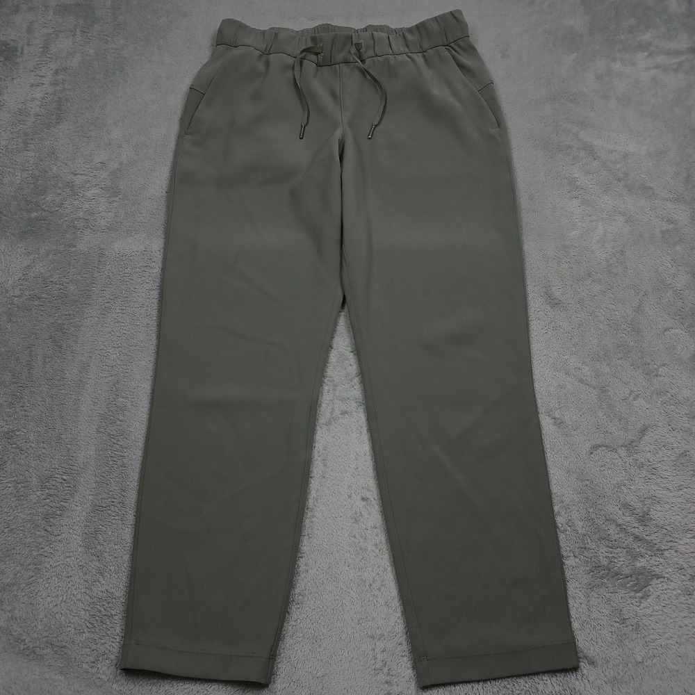Lululemon Pants Womens 8 Green On The Fly Drawstring Preppy Modern
